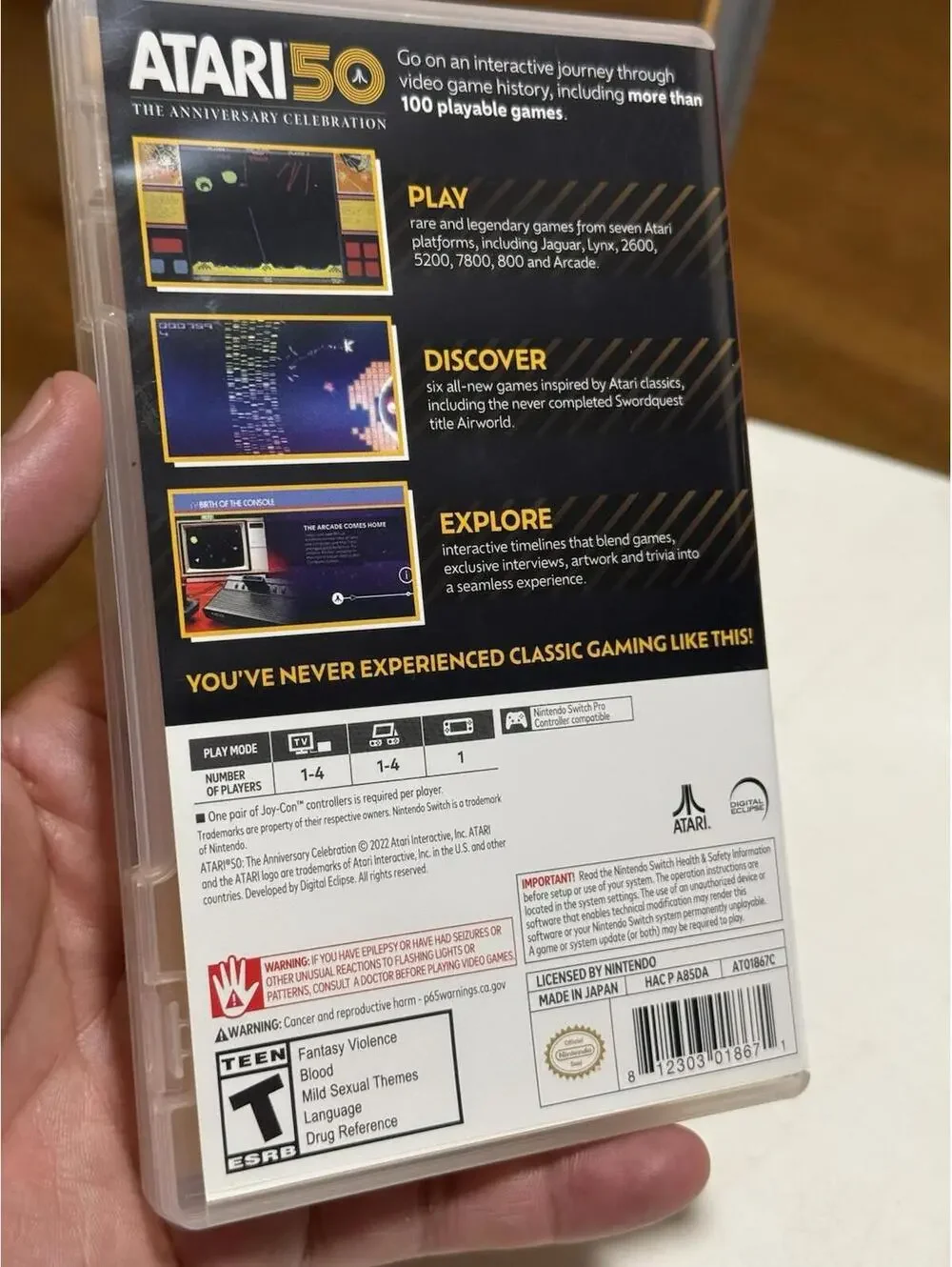 Atari 50 The Anniversary Celebration Collection - Nintendo Switch